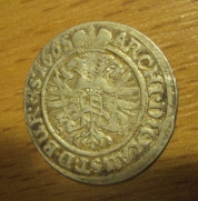 3 krejcar  1665 , Vratislav, +1/1  R!