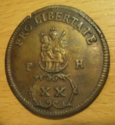 XX Poltura, 1705, (Uhry),  -0/0-,  R!
