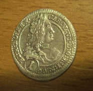 1 krejcar  1715, Graz, +1/1+