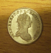 1 krejcar  1753, Hall,  0/0  R!