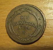 krejcar  1794 H, 1/1+