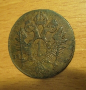1 krejcar  1800 C, 1/1-