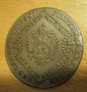 15 krejcar  1807 S, -0/0-