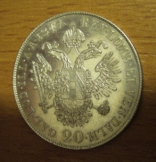 20 krejcar  1847 C, -0/1+