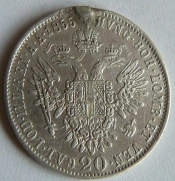 20 krejcar 1855 - B