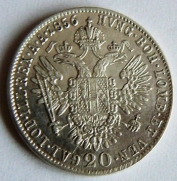 20 krejcar 1856 - B