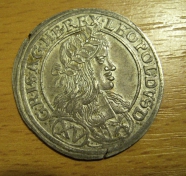 XV  krejcar  1661,  Wien,  1/1+