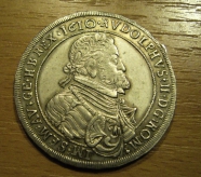 Tolar 1610, Rudolf II.,  Hall,  +1/1+