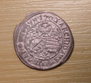 3 krejcar  , 1703,  Svatý  Vít, , 1/1, R!