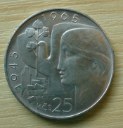 25 Kčs 1965, -0/0-