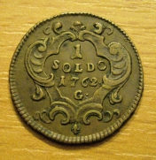 1 Soldo,  1762 G,  1/1, 