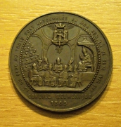 Cu medaile, Vatikán, 1869, +1/1+  (50 mm)