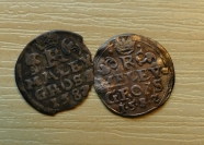 2x Malý groš, 1582,1587, Kutná  Hora, -2/2- 