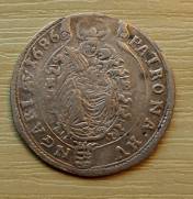 XV krejcar 1686, K.B., 2/2