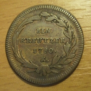 krejcar  1780 K., -1/1-