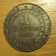 1 krejcar  1812 B, +1/1+