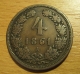 4 krejcar  1861 A, 1/1- !!