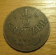 1/2 krejcar  1816 A,+1/1+