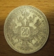 20 krejcar  1868 b.z., -0/1