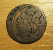 1 krejcar   1800 ?., chyboražba 2/2 RR!!