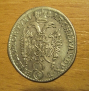 3 krejcar 1721, Praha, 1/1- R!! 3 krejcar 1721, Praha, 1/1- R!!