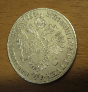 20 krejcar  1835 E, 1/1 R!!!