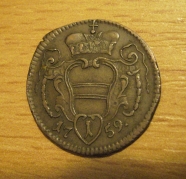 Pfennig  1759 b.z. +1/1+ R!!