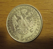 5 krejcar  1846 A, -0/1 !!