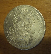20 krejcar  1787 B, -1/1- !!