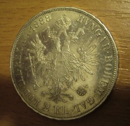 2 zlatník 1888 b.z.  +1/1+ !!
