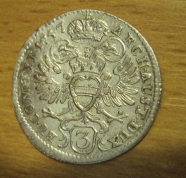 3 krejcar  1747 Wien, 1/1- R!!