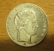 3 krejcar  1839 A, -0/0 