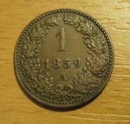 krejcar  1859 A, -0/0-