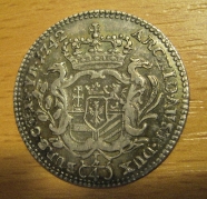 1/4 Tolar   1742 Hall, 1/1