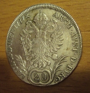 20 krejcar  1787 A, 1/1- R!!