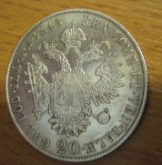 20 krejcar 1843 C, 1/1 20 krejcar 1843 C, 1/1