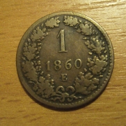 krejcar  1860 E -1/2 R!!