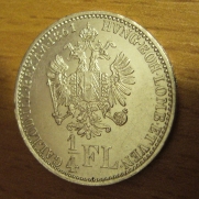 1/4 zlatník 1861 A, -0/0-