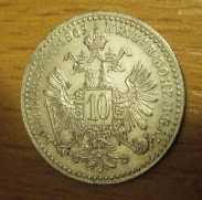10 krejcar  1869 b.z. , -0/0-