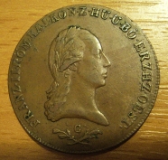 6 krejcar  1800 C, +1/1+