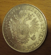 20 krejcar  1839 E, 1/1 R!!