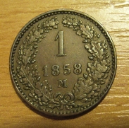 krejcar  1858 M, +1/1+