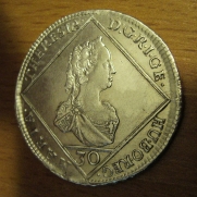 30 krejcar  1764, Praha, +1/1+, R!!
