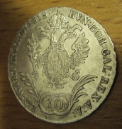 10 krejcar  1815C, 0/1+ RR!!
