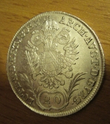 20 krejcar  1803  B, 1/1