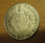 20 krejcar  1838 B, +2/2+