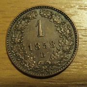 krejcar 1858 B, -0/1+