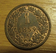 krejcar  1859 A, 0/0