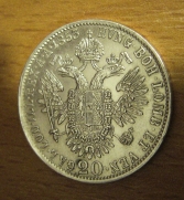 20 krejcar  1853 C, -0/0-,  R!