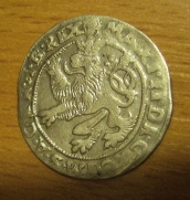Bílý groš Maxmilián II., 1576,Praha 1/1